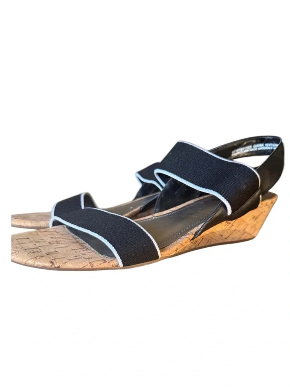 COACH AND FOUR women women’s slip on wedge sandals excellent condition  9 1/2